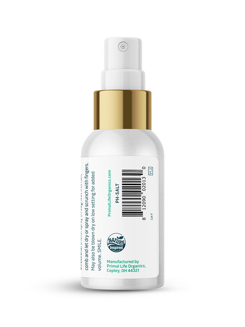 Salty Hair Texturizing Spray, 2.5 oz. by Primal Life Organics