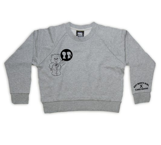 Boy Meets Girl x Care Bears Anniversary Crop Sweatshirt by BOY MEETS GIRL USA