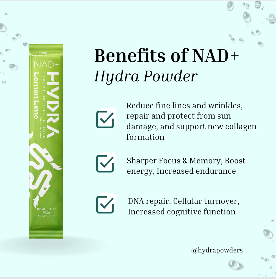 Hydra Electrolyte Powder with NAD+
