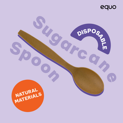 Sugarcane Spoons (Wholesale/Bulk) - 1000 count by EQUO