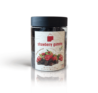 Organic Strawberry Gummies by The Rotten Fruit Box