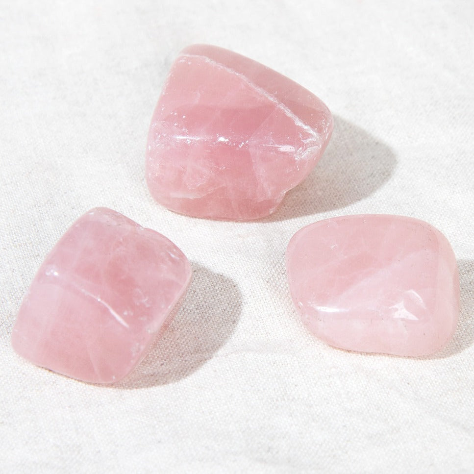 Rose Quartz Stone Set by Tiny Rituals