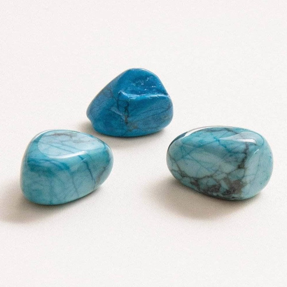 Turquoise Howlite Stone Set by Tiny Rituals