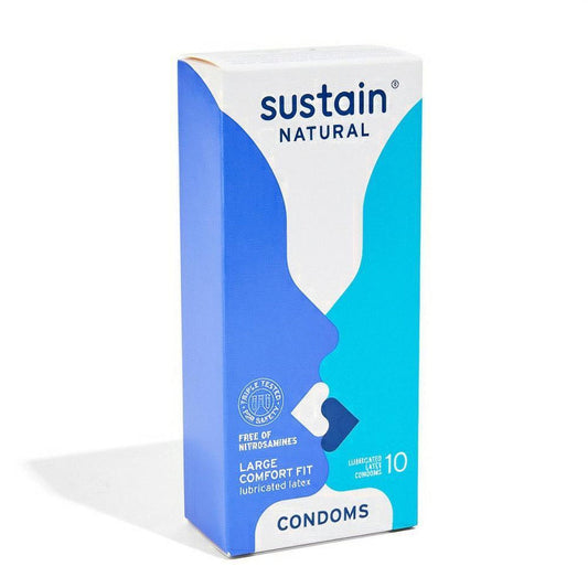 Sustain Comfort Fit Large Size Vegan Condoms