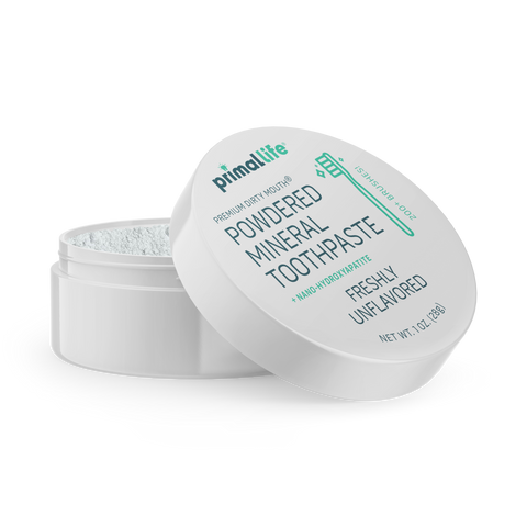 Toothpowder /  Powdered Mineral Toothpaste by Primal Life Organics