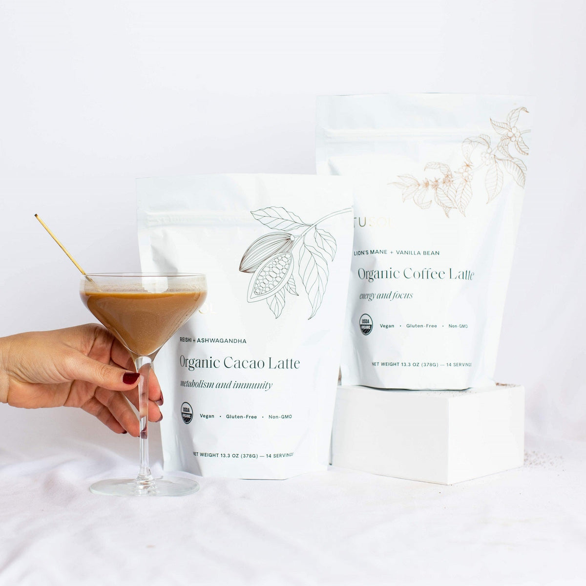 Organic Superfood Latte Mix by TUSOL Wellness