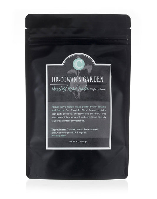 Organic Threefold Blend Powder - Slightly Sweet (Refill Pouch) by Dr. Cowan's Garden