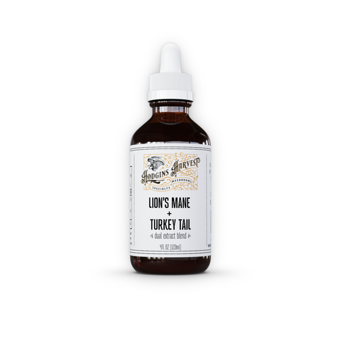 Lion's Mane + Turkey Tail Dual Extract Tincture by Hodgins Harvest
