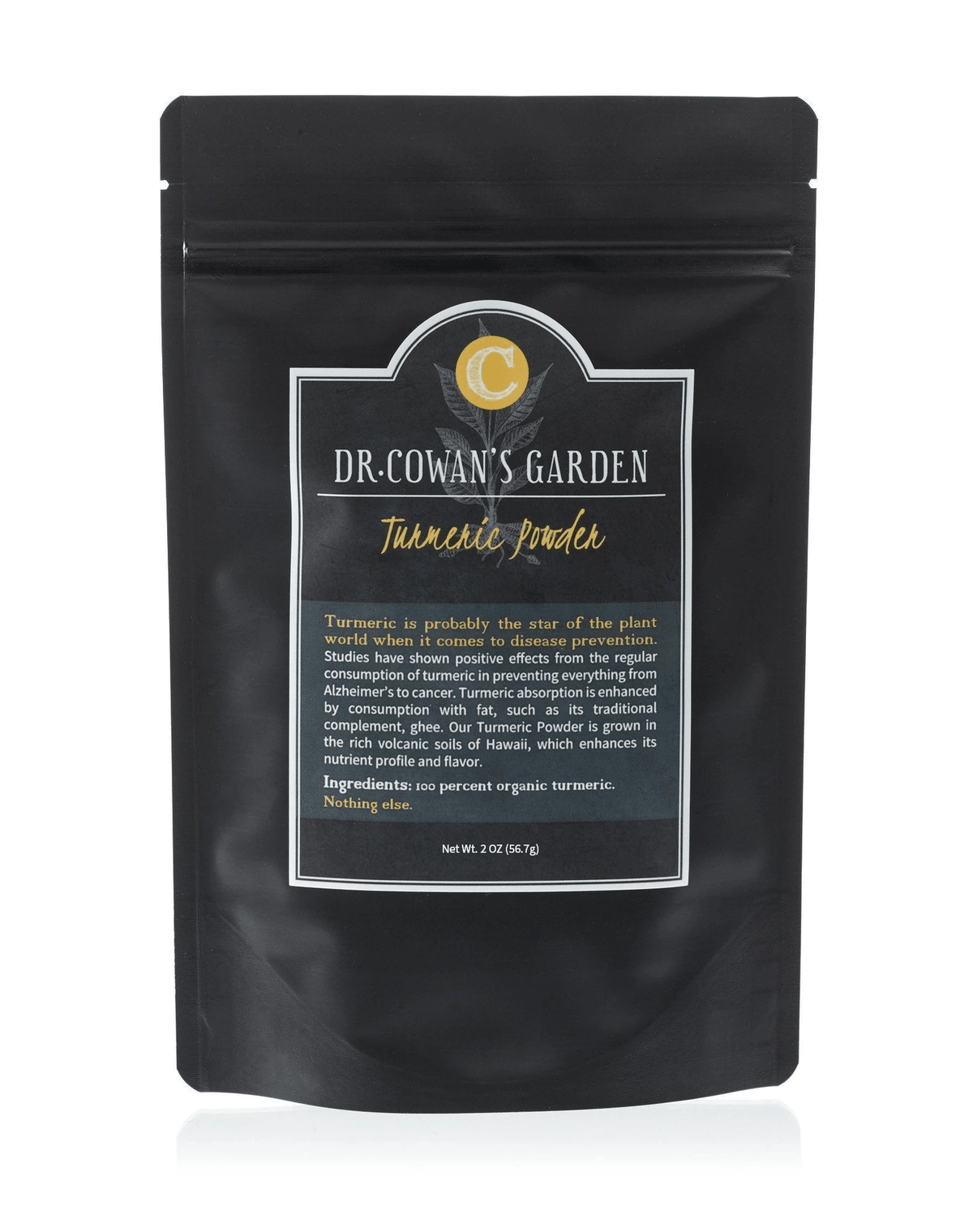 Organic Turmeric Powder (Refill Pouch) by Dr. Cowan's Garden
