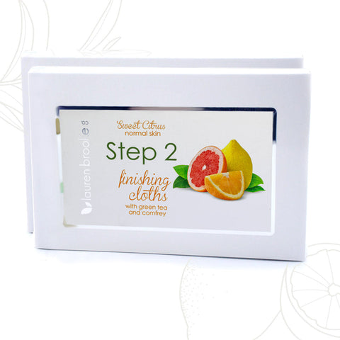 Two Step Cleansing System - Revitalizing Sweet Citrus by Lauren Brooke Cosmetiques