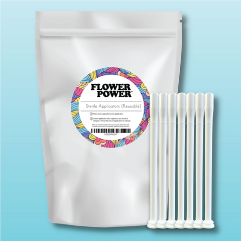 Flower Power® Vaginal Suppository Applicators by FlowerPower™ Feminine Health