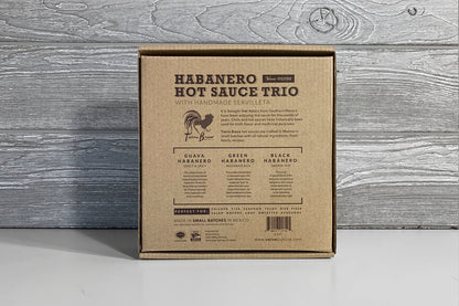 Habanero Hot Sauce Trio & Servilleta by Verve Culture