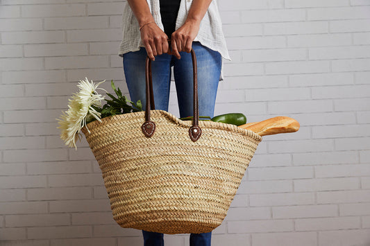 Moroccan Shopping Basket by Verve Culture