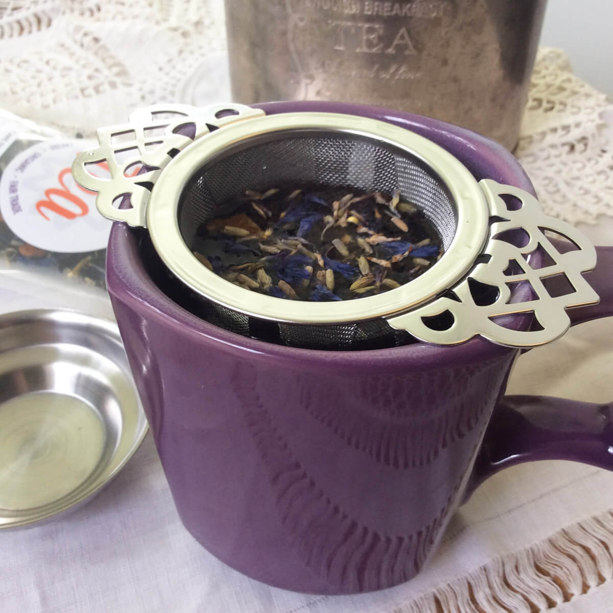 Victorian Mesh Cone 'Nest' Tea Infuser by Plum Deluxe Tea