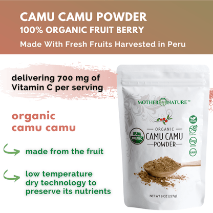Camu Camu Powder by Mother Nature Organics