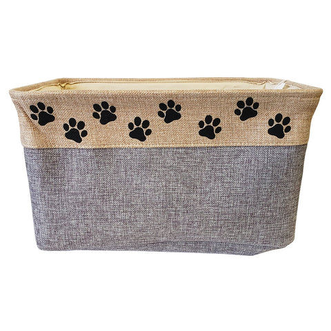 Collapsible Fabric Pet Toy Storage Basket - Dog Toy Bin by American Pet Supplies