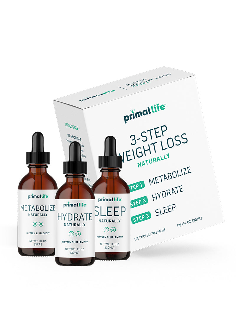 3-Step Naturally Weight Loss, with Shilajit, Paleo & Gluten Free, by Primal Life Organics