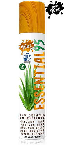 Wet Essential95 95% Organic Aloe Vera Based Lube by Trigg Laboratories
