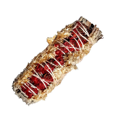 Love - White Sage with Panacium and Red Satice - 4" by OMSutra