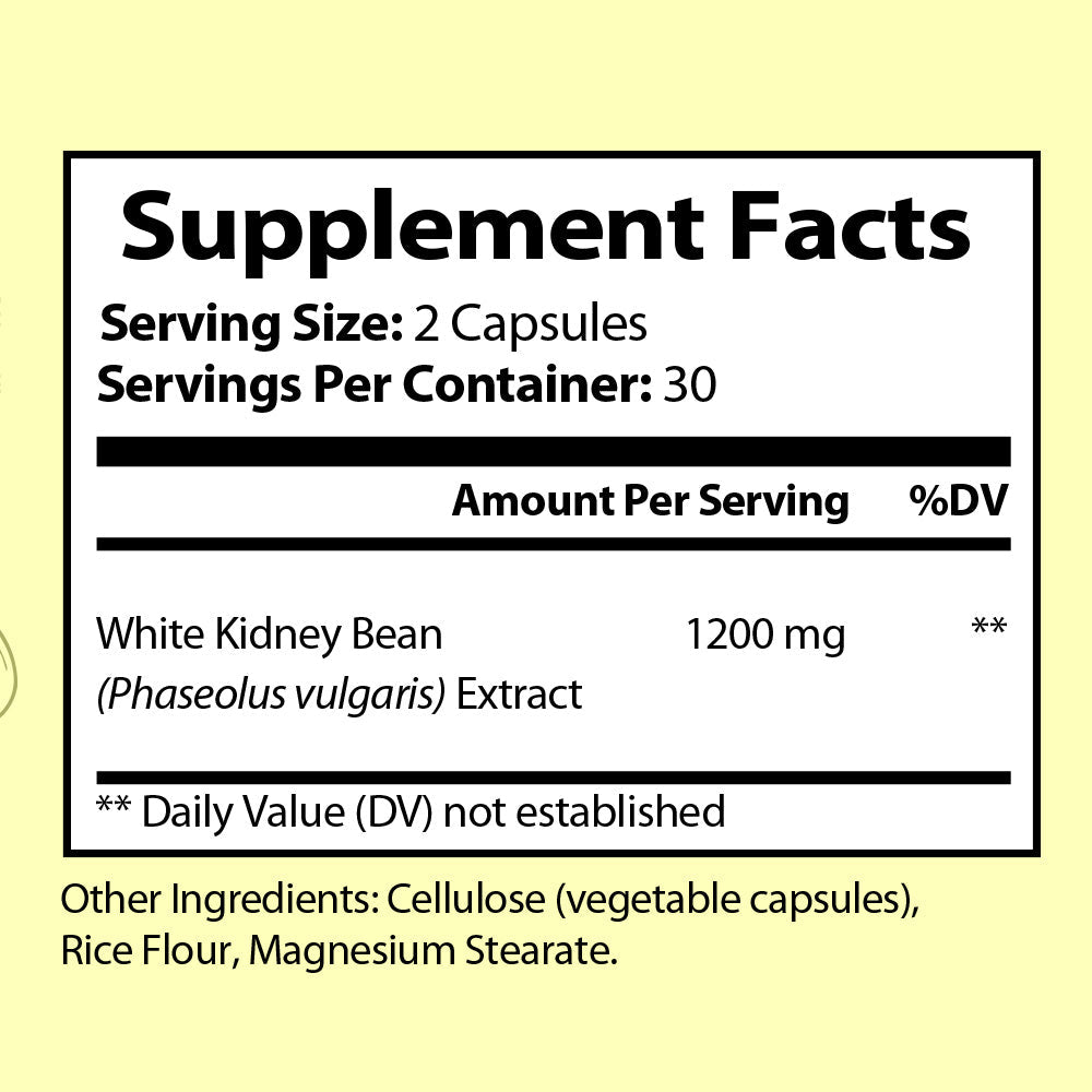 White Kidney Bean Extract Advanced Formula by Vita Organics