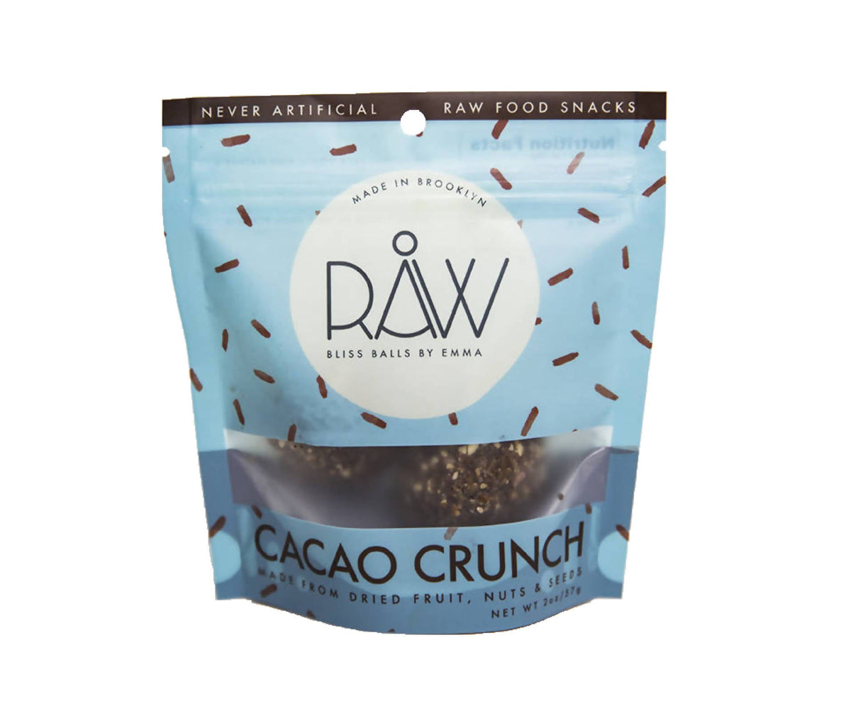 Cacao Crunch RAW Bliss Balls Bags - 20 x 1 bag (2oz) by Farm2Me