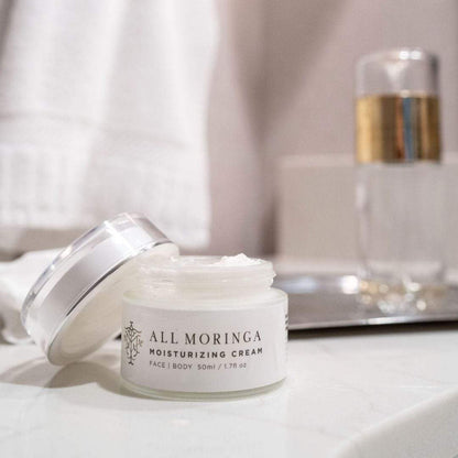 All Natural Moringa Moisturizing Face Cream for Hydrated & Glowing Skin