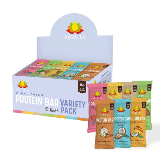 High Protein Bars Variety Pack - 12 x 2.12 oz by Farm2Me