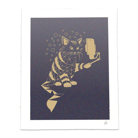 Snap Cat Art Print by STORY SPARK