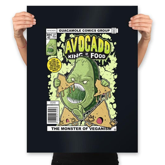 Avocado King of the Food - Prints by RIPT Apparel