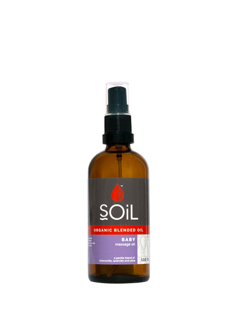 Organic Baby Blended Oil 100ml by SOiL Organic Aromatherapy and Skincare