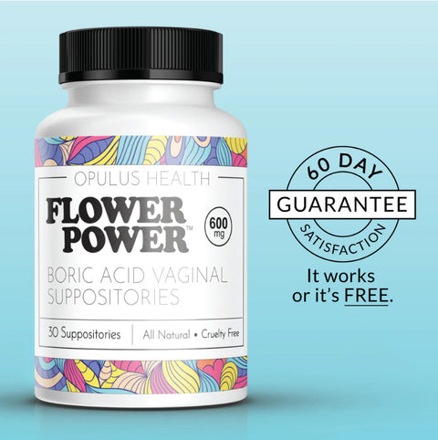 Flower Power® Boric Acid Suppositories (30ct/ea) by FlowerPower™ Feminine Health