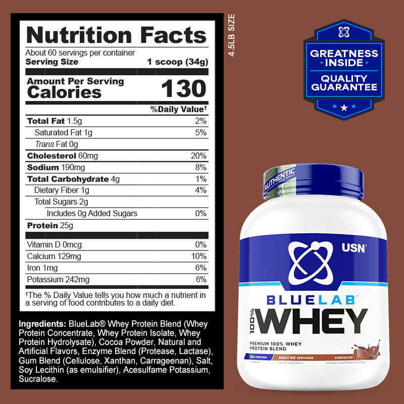 BLUELAB® 100% WHEY PROTEIN by USNfit