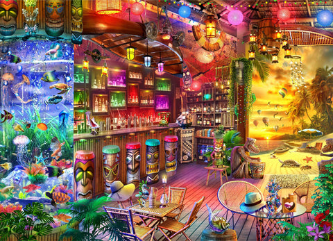 Beach Shack Puzzles 1000 Piece by Brain Tree Games - Jigsaw Puzzles