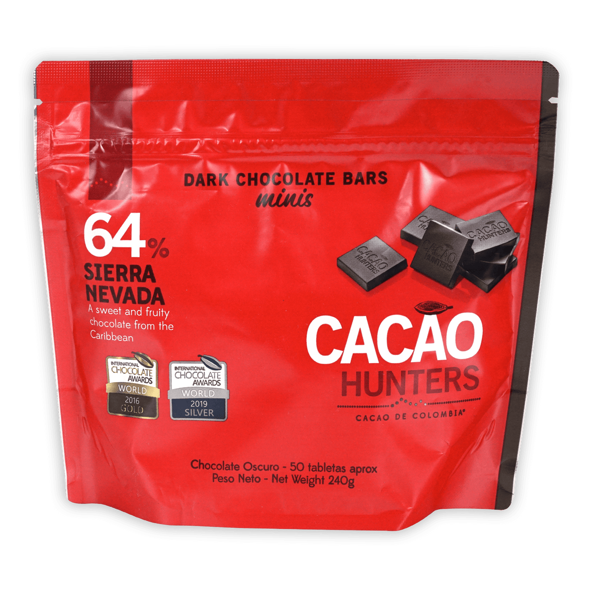 Cacao Hunters Minis Sierra Nevada 64% by Farm2Me