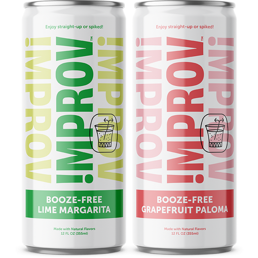 Booze-Free Tequila Pack 16 pack by IMPROV Booze-Free Cocktails