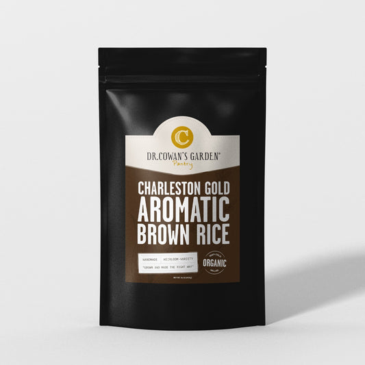 Organic Charleston Gold Aromatic Brown Rice by Dr. Cowan's Garden