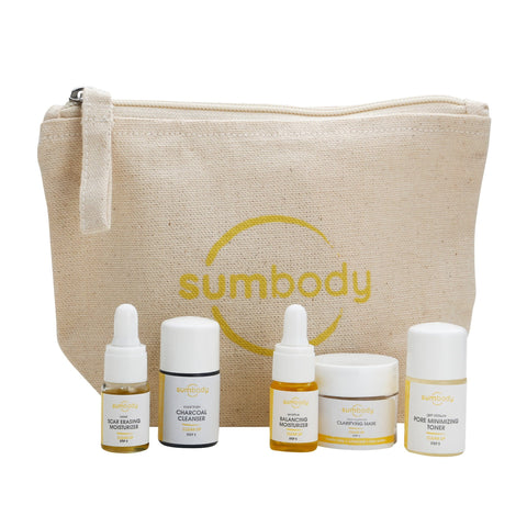 5 Steps to Perfect Skin Clear Up Mini Kit by Sumbody Skincare