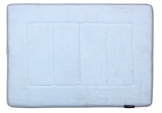Memory Foam Bath Mat in Sky Blue, 17 x 24 in by The Everplush Company