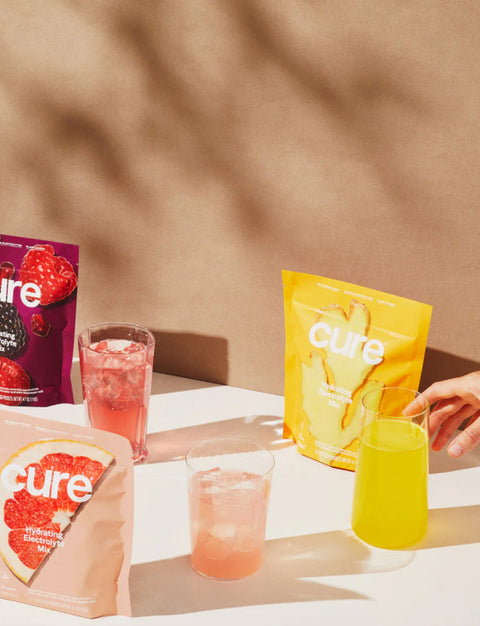 Get the daily hydration you need with Cure.