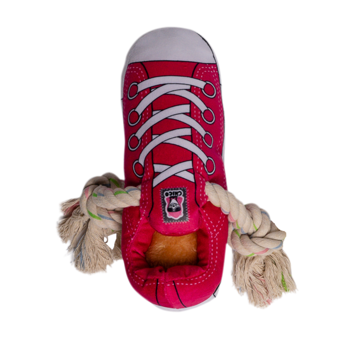 Squeaking Comfort Plush Sneaker Dog Toy - Pink by American Pet Supplies