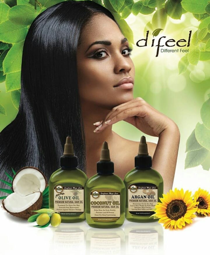 Difeel 99% Natural Hair Care Solutions - Hydrate Hair Oil 7.1 oz. (PACK OF 2) by difeel - find your natural beauty