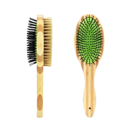 Dual Sided Dog Bamboo Grooming Brush by American Pet Supplies