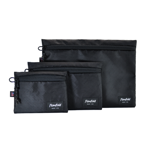 Voyager - Water Resistant Pouch / Utility Zipper Pouches by Flowfold