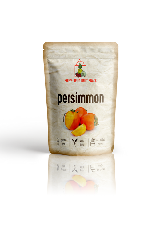 Freeze Dried Persimmon Snack by The Rotten Fruit Box