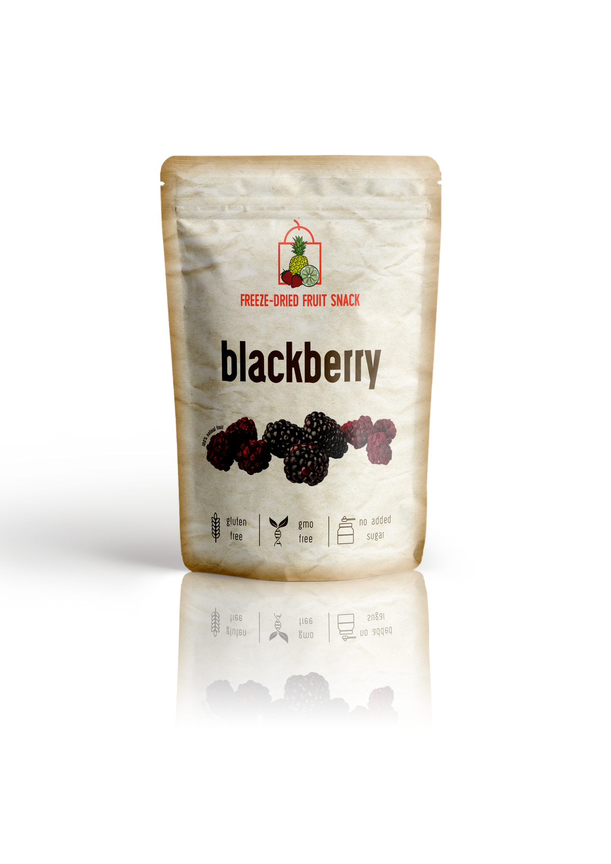 Freeze Dried Blackberry Snack by The Rotten Fruit Box