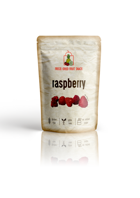 Freeze Dried Raspberry Snack by The Rotten Fruit Box