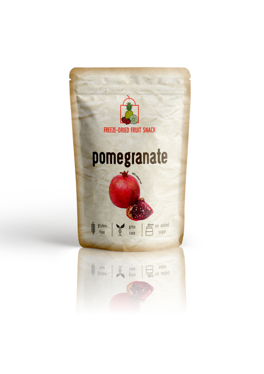 Freeze Dried Pomegranate Snack by The Rotten Fruit Box