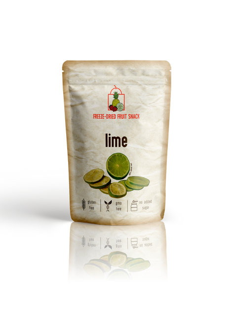 Freeze Dried Sliced Lime by The Rotten Fruit Box