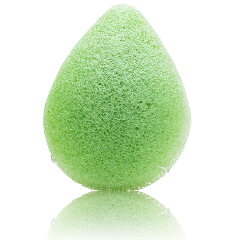 Green Tea Konjac Exfoliating Sponge by Skinergy Beauty