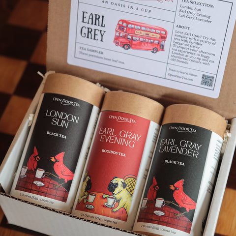 Earl Gray Tea Sampler by Open Door Tea